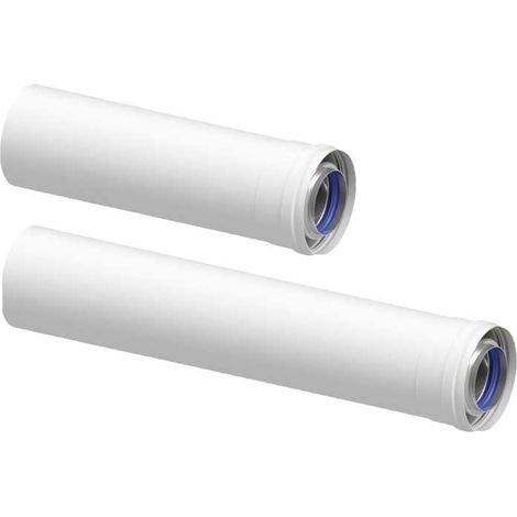 PROLUNGA COASSIALE M/F IN ALLUMINIO Ø60/100 mm x 50 cm