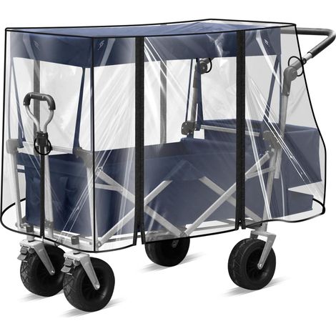 Housse De Pluie Pour Chariot, Housse De Pluie Universelle, Protection Contre La Pluie Pour Chariot Housse De Pluie Pour Chariot À Main Housse De Pluie Pour Charrette À Bras Transport (1/5)