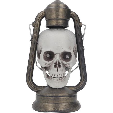 Lanterne Crâne LED Halloween Décoration Suspendue Lumière Fête Maison Hantée Bar Accessoire Horreur Type 1 (1/5)