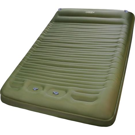Camping Double Mattress 14 cm Thick with Foot Pump (1/5)