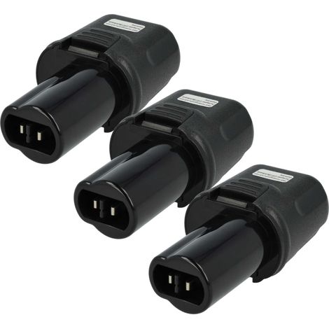 vhbw 3x Akku Ersatz für Dewalt DE9054, DE9054-XJ für Werkzeug (3300 mAh, NiMH, 3,6 V)