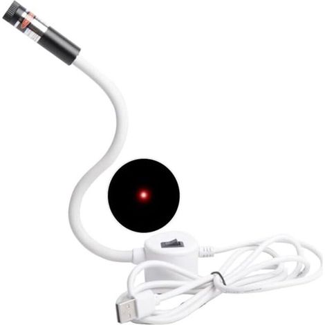 Lampe de positionnement magnétique pour machine à coudre, guide de vision laser pour couture, fixation magnétique réglable, outil d'aide à la couture et au matelassage mains libres (1/5)