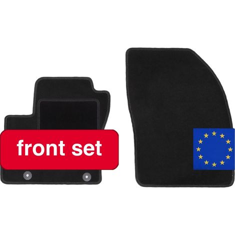 Tapis de sol de voiture, matériau en fibre synthétique, design des tapis avant, s'adapte à Ford Kuga MK1 (2008-2011), protection efficace contre la saleté, design de précision (1/5)
