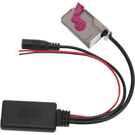 Bluetooth 5.0 Kfz-Adapter AUX-Funkkabel mit Freisprechmikrofon, kompatibel mit RNS-E und RNS-E Autoradios (1/5)