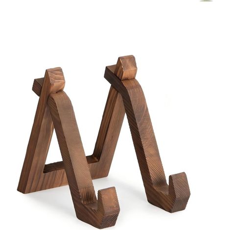 Soporte Para Exhibición - Soporte De Madera Para Platos - Soporte Estable Para Libros Y Tablets - 1 Unidad (1/5)