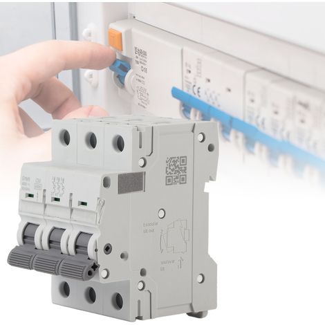 Disjoncteur miniature haute qualité GYM9-C65, triphasé, 400 V CA, 50 A (1/5)