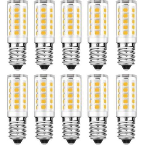 E14 LED-Lampe, Kaltweiß 6000 K, 5 W (entspricht 50 W Glühbirne), 400 lm, nicht dimmbar, 10er-Packung