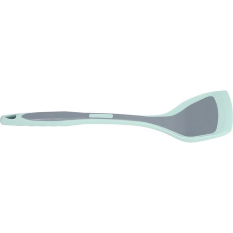 Spatule de Cuisine en Silicone Résistante à la Chaleur, Pelle Antiadhésive pour Poêle, Ustensile de Cuisine Bleu Gris