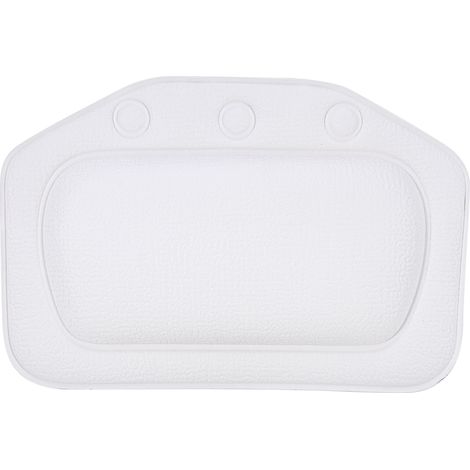 Coussin de bain antidérapant avec ventouse pour la tête et le cou, mousse ergonomique, appui-tête design spa pour baignoire