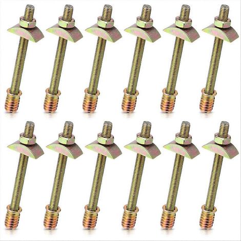 Kit de 12 conectores para armazón de cama M8x100 mm (1/5)