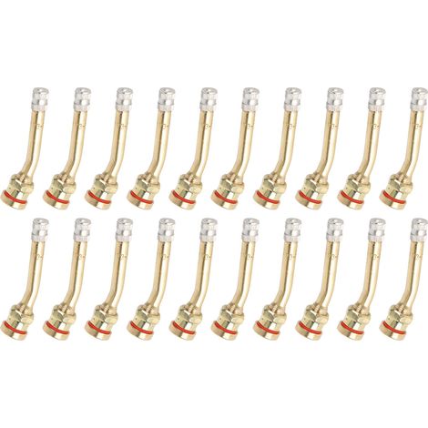 20 pièces tige de valve pneu cuivre étanchéité parfaite anticorrosion pour camion remorque camping-car V3-20-5 (1/5)