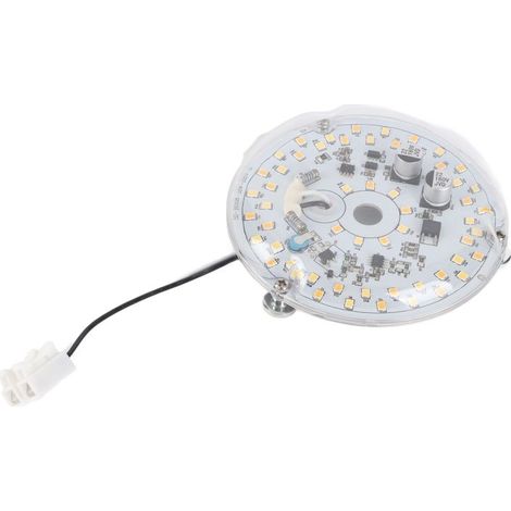 Panneau lumineux LED magnétique de remplacement pour ventilateur de plafond de 10 cm (3,93 pouces), 120 V CA, 18 W, 2000 lm, 3 températures de couleur, intensité variable. (1/5)