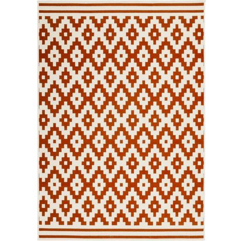 Tapis tissé now 300 ivoire orange - 160 x 230 cm (1/4)