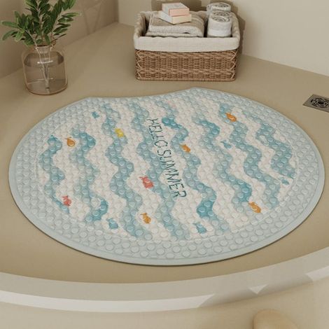 55 x 55 cm große rutschfeste Badematte für Badewanne und Dusche. Rutschfestes Fußmassagegerät
