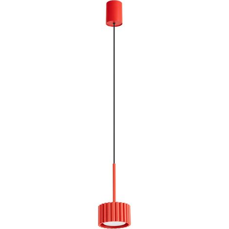 SOLLUX SL.2689 Lámpara colgante AURA 1 rojo Gx53 - ref: SL.2689 (1/2)
