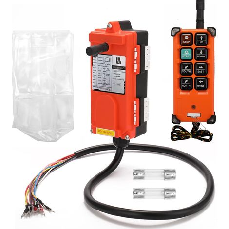 Industrieller Fernschalter F21-e1b DC12-72V für Kranaufzug - Fernbedienung Sender und Empfänger (1/5)