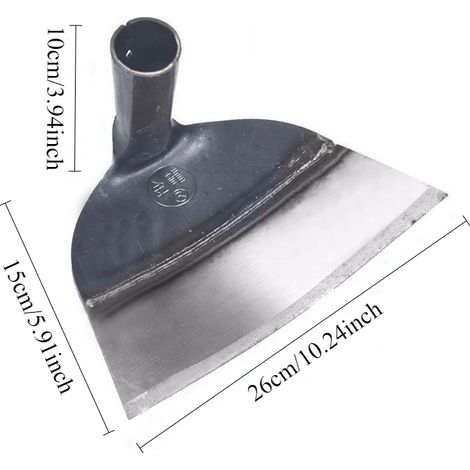 (Largeur 26 cm) Houe de désherbage, râteau de jardin, outil pour ameublir la terre, outil de plantation, de culture maraîchère et de labourage (1/5)