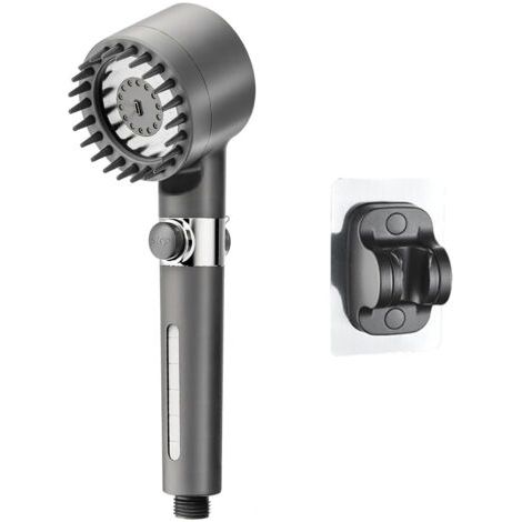Nouvelle douche filtrante multifonctionnelle 2023, 3 modes réglables, buse anti-obstruction, filtration en coton PP, pommeau et flexible inclus, pour la maison et la salle de sport (1/5)