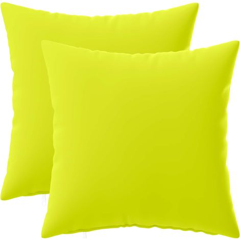 vidaXL Funda de almohada 2 pcs HEERLEN Verde brillante. 40 x 40 cm (1/2)