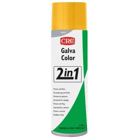 CRC 20563-AD Peinture anti-corrosion GALVACOLOR à double effet, jaune d'or RAL 1004 1 pc(s) (1/4)