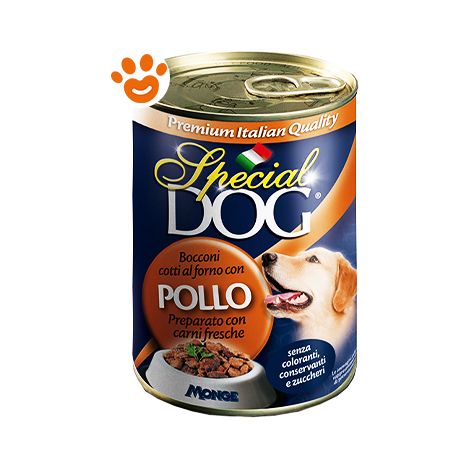 Monge Special Dog Adult Bocconi Pollo - Monge Special Dog Adult Bocconi Pollo - Lattina Da 400 Gr