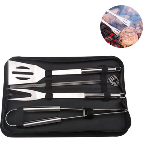 7-teiliges Outdoor-Grillset mit Aufbewahrungstasche