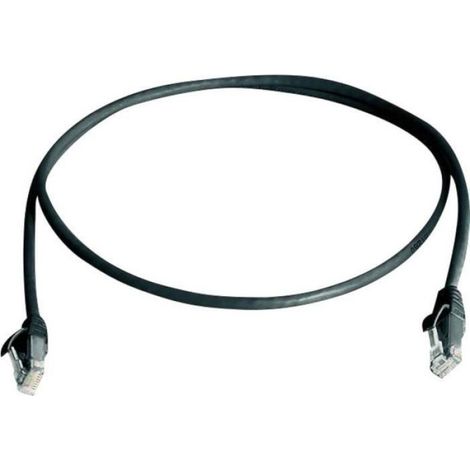 Câble de raccordement RJ45 - - CAT 7 - 2 m - Noir - 1x RJ45 mâle
