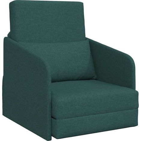 Canapé-lit,Canapé convertible Vert foncé 65 x 80 x 83 cm Velours CFW65239 (1/5)