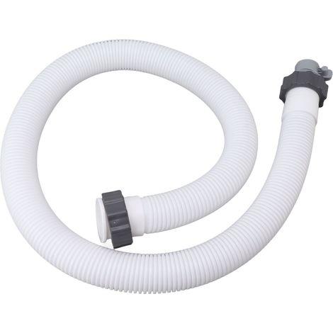 Tuyau de rechange pour pompe de piscine, diamètre 1,5 po, longueur 59 po. Comprend 1 adaptateur. (1/5)