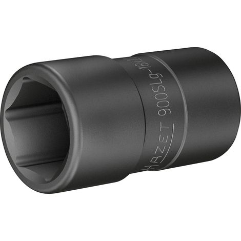 Douille pour vissage de roue FORD Hazet 900SLG-18X20, carré creux 12,5 mm (1/2 pouce), profil traction à 6 pans extérieurs, 18 x 20 mm (1/4)
