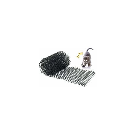 200 x 30 cm Anti-Katzen-Matte mit Spikes zum Schutz vor Tieren, Anti-Katzen-Matte mit Spikes, Anti-Hunde-Gartengitter für Innen- und Außengärten - Crezuo
