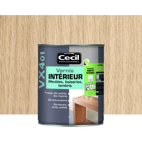 Vernis Intérieur CECIL VX401 Chêne Clair Mat 1 L (1/2)