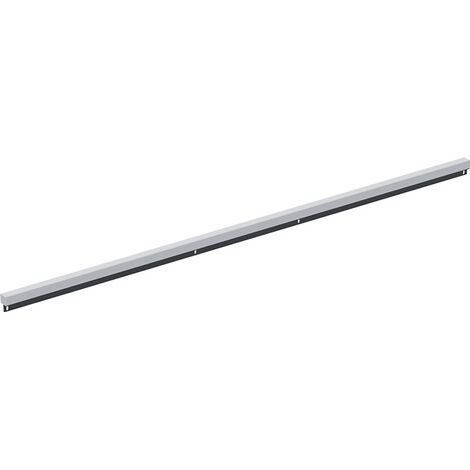 Barre lumineuse GE pour option Plus Square miroir lumineux supérieur B : 90 cm, noir mat / alu
