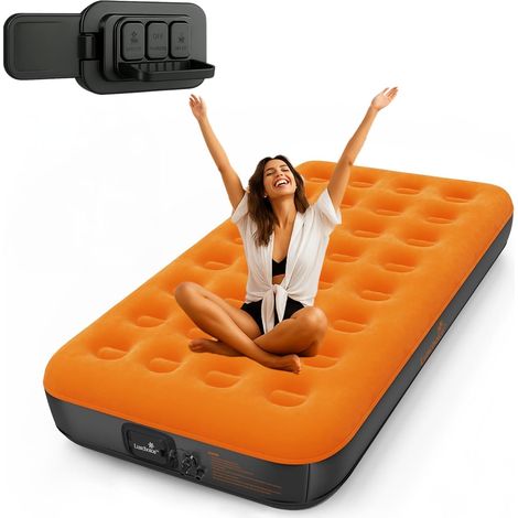 Matelas Gonflable 1 Place pour Camping avec USB Pompe 190x99x22cm (1/5)