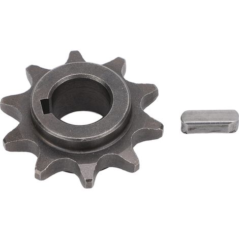 Ortviai Pignon Avant 10 Dents pour Chaîne 420 – Acier Allié Renforcé, Alésage 16 mm, Compatible CT200U