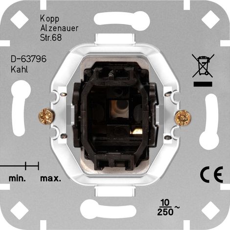 PULSADOR KOPP 504400001 HK 07 ALUMINIO 1 PI CE