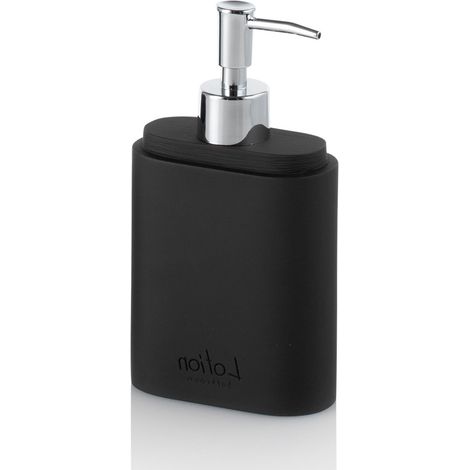 "Dispenser per sapone LONDON neroin resina e metallo"