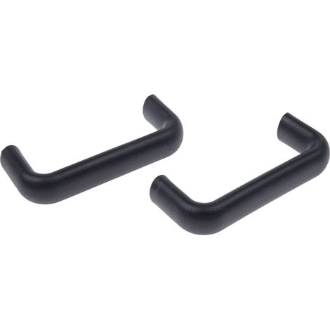 Poignée en Plastique RS PRO, entraxe 94mm, 107mm x 40,5 mm x 20mm, filetage M5 Fixations invisibles ( Prix pour Paquet de 2 )