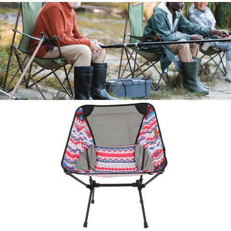 Chaise longue pliante Mountain Fun Outdoor Moon Chair en alliage d'aluminium, chaise de plage ultralégère et confortable, chaise de réalisateur portable, chaise de pêche, fauteuil relax rouge indien (1/5)