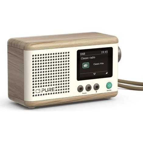 Radio digital portátil - Pure - Mini - Bluetooth 5.3 - 15 horas de autonomía - Pantalla TFT 2,4" (1/5)