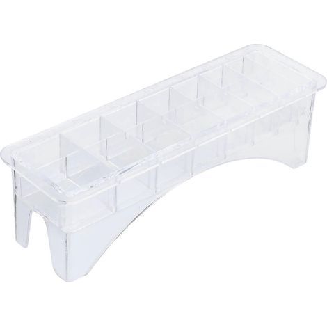 Boîte de rangement pour peignes de guidage et guide-coupe pour tondeuse, étui de rangement pour peignes de positionnement de tondeuse, boîte pour protège-coupe-22.00X6.50X6.50CM (1/2)