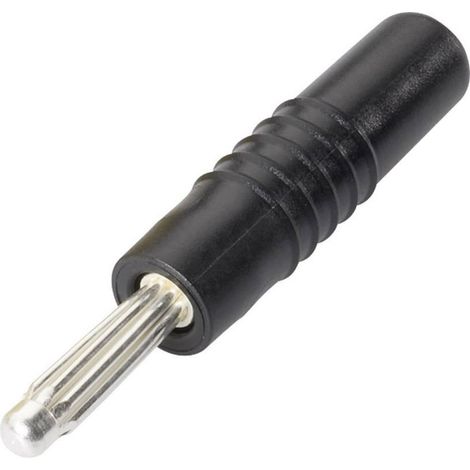 Schnepp S 4000 S conector recto 4 mm negro