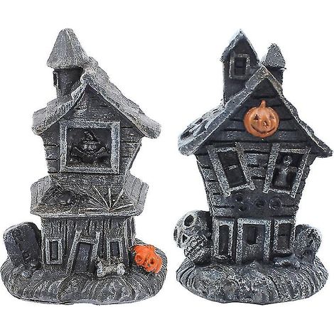 2 Stück Halloween-Spukhaus-Dekorationen (1/3)