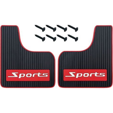 2 Piezas de Guardabarros para Coche, Universal, de Goma, Suave, Antichoque, Delantero y Trasero, Salpicadero para Automóvil (1/4)