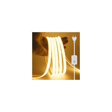 1 COB-LED-Streifen, 288 LEDs/m, dimmbar, IP65 wasserdicht, 220 V, flexibel für den Innen- und Außenbereich (1/5)
