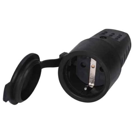 Airbase mit wasserdichter Gummiabdeckung 4,8 mm Schwarz GSC 102015001