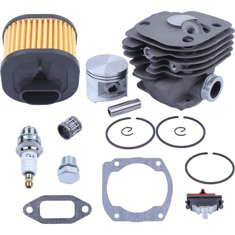 Kit cylindre, piston, filtre à air, interrupteur 50mm, pour tronçonneuses Husqvarna 362, 365, 371, 372, 372Xp, 503 81 80 01 (1/5)