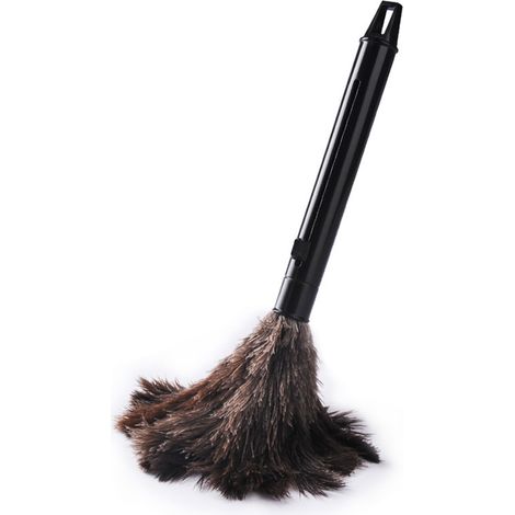 Plumeau Rétractable - Manche Réglable 41,5 cm - Plumes Synthétiques Douces - Pour Nettoyage Intérieur et Voiture - 1 Pièce (1/5)