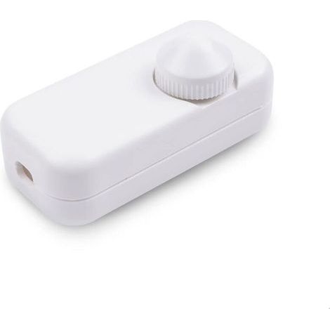 Dimmbarer Dimmer 1W – 150W Dimmbare LED-Glühlampe Ein/Aus Serie AC220-240V/Zwischenspannung außer 1W geräuschlos (Metallschleife mit Drehregler) (1/5)