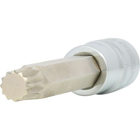 KS Tools 1/2 CHROMEplus Bit-Stecknuss XZN, lang, M12 (1/5)